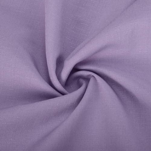 Linen Shirts for Women V Neck Button Up Shirt Short Sleeve Loose Fit Lightweight Blouses Casual Summer Beach T-Shirt Purple — view 3