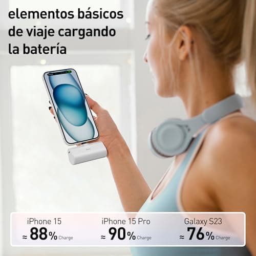 iWALK Portable Charger for iPhone 17/16/15 USB-C Small Power Bank 20W 4,500mAh Fast Charging Battery Pack Compatible with iPhone 15/16/16/17 Plus/17 Pro/17 Pro Max, Samsung Galaxy S25/S24/S23 Android — view 6