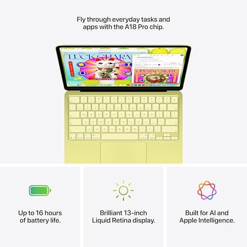 Apple 2026 MacBook Neo 13-inch Laptop with A18 Pro chip: Built for AI and Apple Intelligence, Liquid Retina Display, 8GB Unified Memory, 256GB SSD Storage, 1080p FaceTime HD Camera; Indigo — view 5