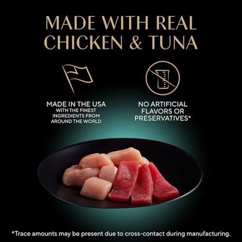 Sheba Perfect Portions Wet Cat Food Cuts in Gravy, Cat Food Wet Recipe, with Sustainable Tuna, Roasted Chicken Entree, 2.6 oz. Twin-Pack Trays (6 Count, 12 Servings) (Pack of 2) — view 2