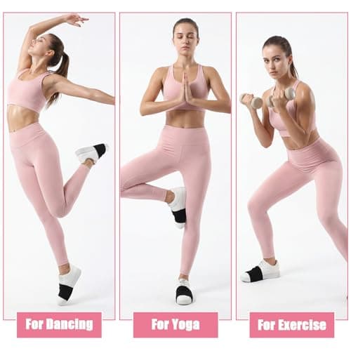 Wanmu 2 Pairs Dance Socks Over Shoes, Unisex Anti-Slip Dance Shoe Covers Over Sneaker, Ballet Equipment Accessories for Women Ballet Dancers Turns & Spins on Smooth Floors — view 6