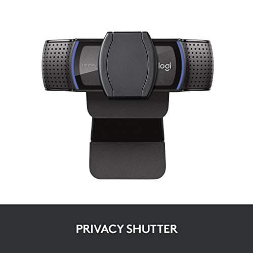 Logitech C920S HD Pro Webcam, Full HD 1080p/30fps Video Calling, Clear Stereo Audio, Light Correction, Privacy Shutter, Works with Skype, Zoom, FaceTime, Hangouts, PC/Mac/Laptop/Tablet/Xbox — view 4