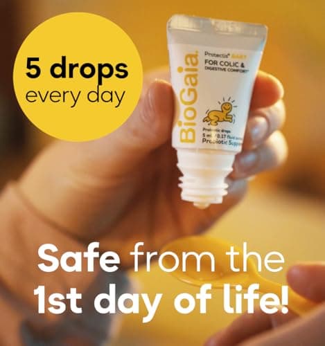 BioGaia Probiotic Drops with 400IU of Vit.D | 10mL BioGaia Immune & Gut Health | 50 Day Supply | Promotes The Development of Healthy Immune & Digestive Systems in Infants, Babies & Toddlers — view 4
