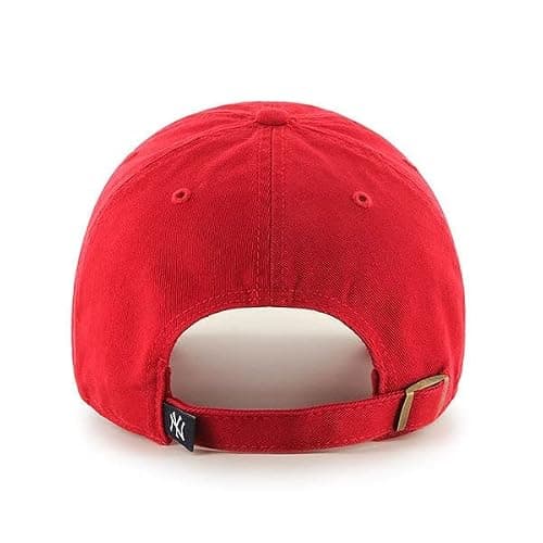 MLB New York Yankees Men's '47 Brand Clean Up Cap, Red, One-Size — view 3