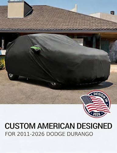 Proadsy Car Cover Compatible with 2011-2025 Dodge Durango 6 Layers Windproof All Weather Waterproof Sun Rain UV Dust Snow Protection SUV Outdoor Covers