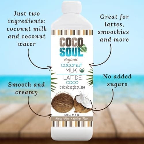 Coco Soul Organic Coconut Milk (6 X 1.25L = 7.5 L) — view 3