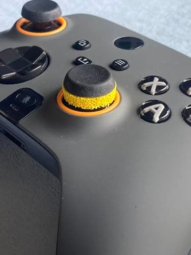 Epindon Target Rings | FPS Aim Assist Precision Motion Control | Made for SCUF REFLES, VALOR PRO/INSTINCT PRO, ENVISION Controllers(Orange Rings for Long Stick, Yellow Rings for Short Stick) 8-PACK — view 3