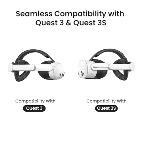 KIWI design K4 Boost Battery Head Strap for Meta Oculus Quest 3/3S, Adjustable VR Headband Accessories with Dual Charge, Extend Playtime & Reduce Facial Stress — view 5
