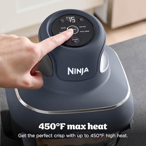 Ninja Crispi 4 in 1 Glass Air Fryer, 450°F, Non Toxic, 4QT and 6 Cup Containers with Lids, Dishwasher Safe, Cyberspace Gray, 1 Count, FN101GY — view 12