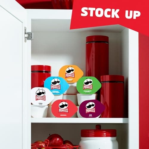 Pringles Potato Crisps Chips, Lunch Snacks, Snack Cups, Variety Pack, 19.5oz Box (27 Cups) — view 4