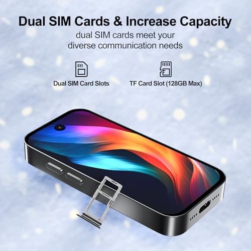Pdfbenli Mini Phone for Kids, Unlocked 4G Mini Smartphone, 3GB+32GB, 2800Mah, 3.0 Inch Eye Protection Screen, GPS, Dual SIM, Face ID, Android 10.0, Boys Girls 7-12 Birthday Gifts (Black) — view 4