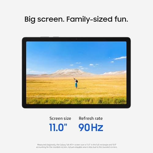 Samsung Galaxy Tab A11+ 6GB RAM, 128GB Storage, Optimized Performance, Long Lasting Battery, Expandable Storage, Large Display, Dolby Atmos Speakers, AI Assist, Slim, Light, 2 Year Warranty, Gray — view 4