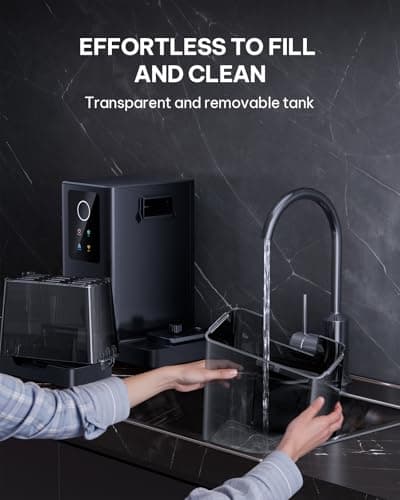 Silonn Nugget Ice Maker Countertop with APP & Voice Control, Self Cleaning Ice Machine with 3L Large Water Tank, 40 lbs/24H Soft Chewable Ice, Portable Pebble Ice Maker for Home, Kitchen and Party — view 7