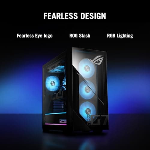 ASUS ROG GM700 (2025) Gaming Desktop PC, AMD Ryzen™ 7 9800X3D Processor, AMD® Radeon™ RX 9070 XT Prime OC, 2TB M.2 NVMe™ PCIe® 4 SSD, 32GB DDR5 RAM, Windows 11 Home, GM700TZ-MS777 — view 4
