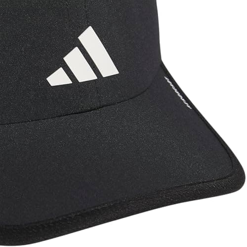 adidas Women's Superlite Hat – Lightweight Moisture-Wicking Cap for Workout and Training, Black/White/3, OSFA — view 2