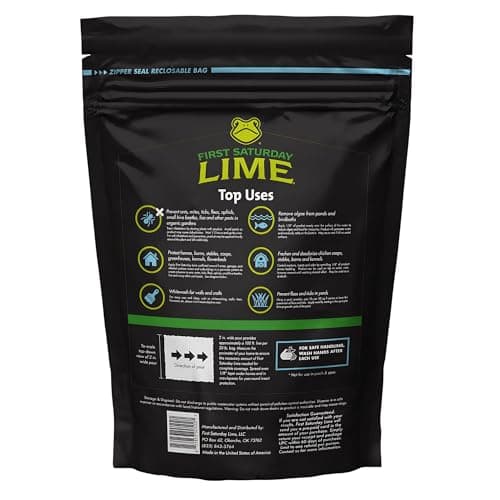 First Saturday Lime Insect Deterrent 5LB | Natural Repellent for Outdoors