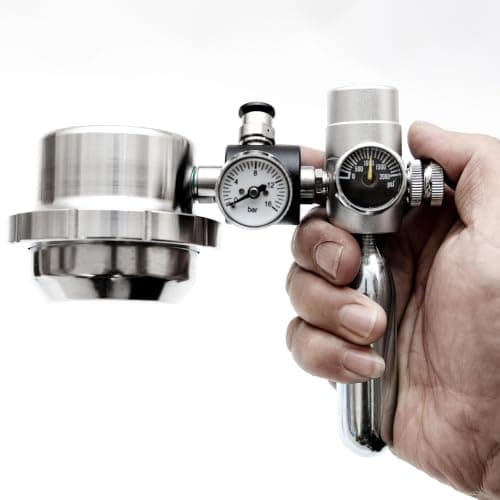 58mm Pneumatic Coffee Maker, Stainless Steel Manual Coffee Machine — view 2