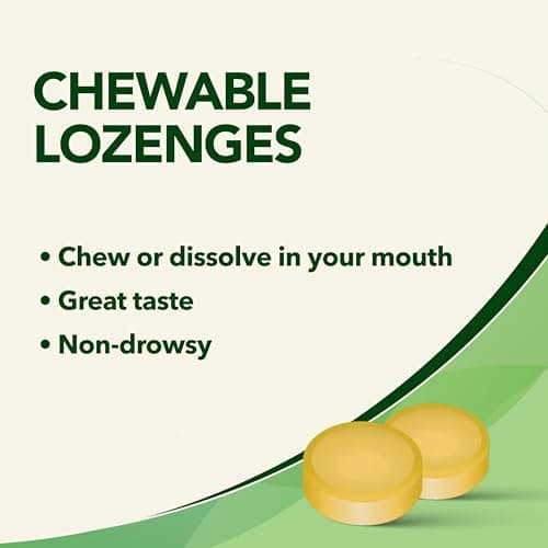Gravol Ginger - Nausea & Upset Stomach Relief with Organic Ginger Extract - Chewable, Great Taste & Non-Drowsy - 20 Lozenges (Pack of 1) — view 4