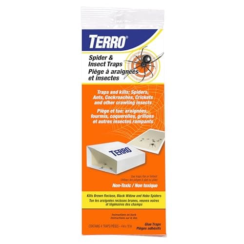 TERRO T3206CAN 4-Pack Spider & Insect Trap