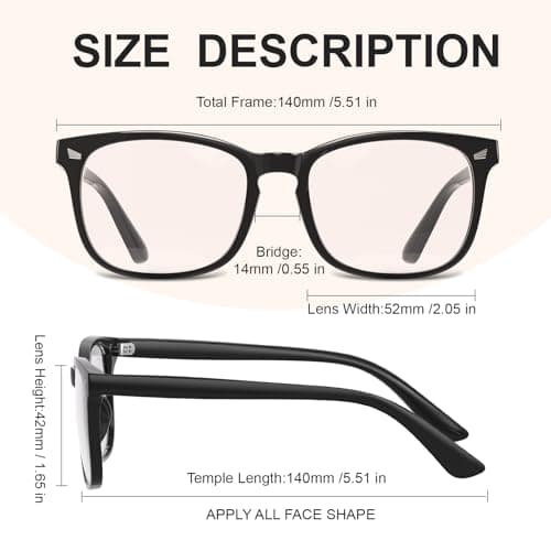Blue Light Glasses for Woman/Men Computer Blue Light Glasses — view 4