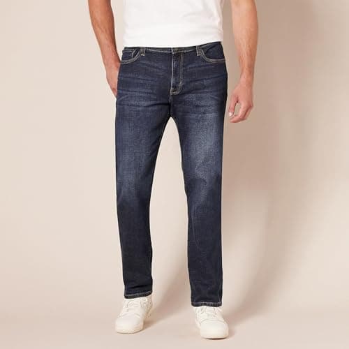 Amazon Essentials Men's Standard Slim-Fit Stretch Jean, Dark Vintage, 31W x 34L — view 3