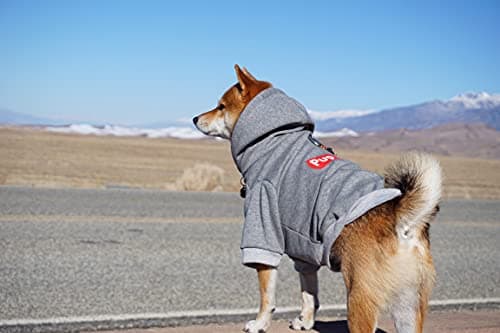 ChoChoCho Pup Dog Hoodie, Dog Sweater, Fashion Dog Clothes, Pet Clothing Cotton Cat Hoodies Stylish Streetwear Sweatshirt Gray Tracksuits Outfit for Dog Cat Puppy Small Medium Large (L) — view 5