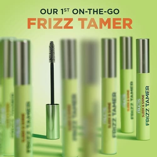Garnier Fructis Sleek & Shine Frizz Tamer Slicking Hair Serum Wand for Frizz and Flyaways, Frizz-Free, Smooth and Shiny hair, 8 mL