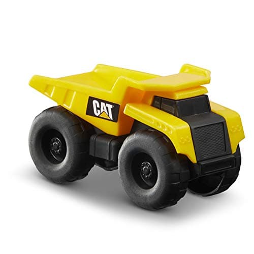 CAT Construction Toys, Little Machines 5-Pack - Mini Push-Powered 3” Yellow Construction Vehicle Toys with Articulated Parts, for Kids and Toddlers Ages 3+ — view 4