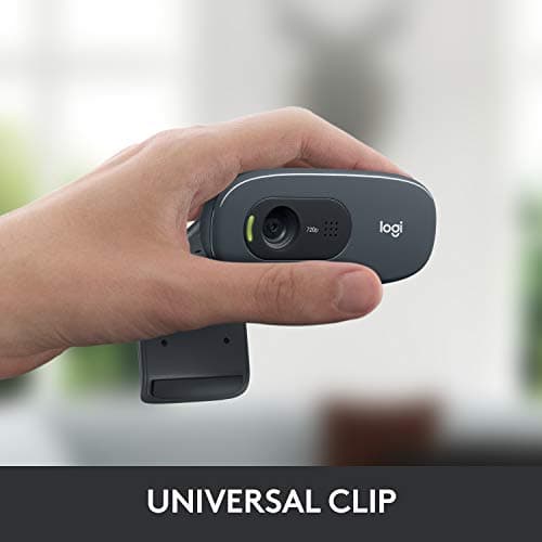 Logitech C270 720p Webcam Plug-and-Play Wide Screen Video Calling - Black — view 4