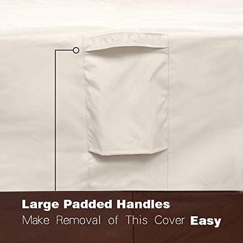 Vailge Patio Chair Covers, Lounge Deep Seat Cover, Heavy Duty and Waterproof Outdoor Lawn Patio Furniture Covers (2 Pack - Large, Beige & Brown) — view 4