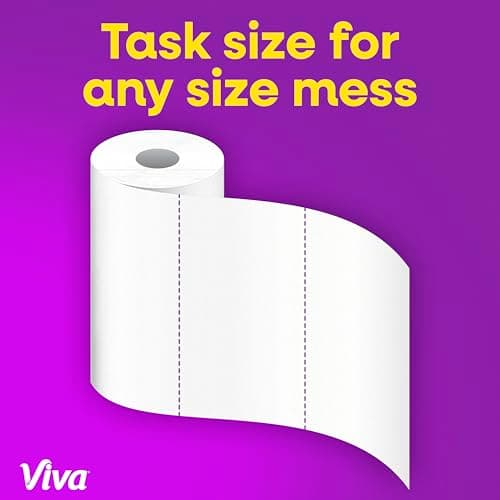 Viva Signature Cloth Paper Towels, Task Size, 8 Family Triple Rolls, 141 Sheets per Roll (Packaging May Vary) — view 5