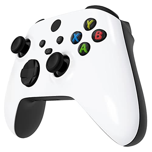 eXtremeRate Replacement Faceplate for Xbox Series X & S Controller - Personalize Your Control - Solid White Custom Front Housing Shell for Xbox Core Wireless Controller [Controller NOT Included] — view 3