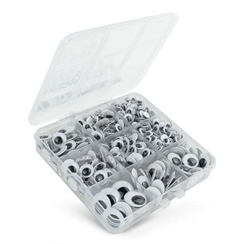 520 Pcs Wiggle Googly Eyes with Self-Adhesive
