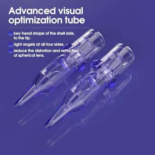 Mast Pro Tattoo Cartridges 20Pcs Disposable Needles Bugpin Flat 5F - 0.3MM — view 4