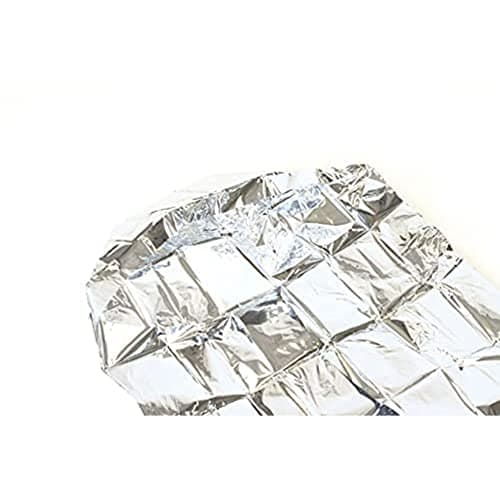 Primacare CB-6835-CS Pack of 12 Sterile Foil Baby Bunting Blankets for Newborns and Infants, Disposable Emergency Heat Saving, 30" x 17" — view 2