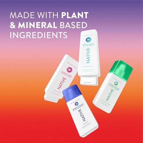 Native Mineral Sunscreen Lotion SPF 30, Unscented, with 100% Mineral Zinc Oxide for Face & Body, Hawaii Compliant, Vegan, No White Cast - 7 oz — view 8