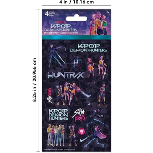 Netflix Kpop Demon Hunters Standard Stickers - 4 Sheet — view 5