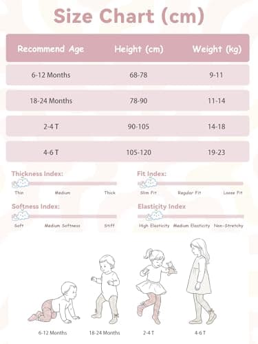 Miipat Baby Girl Tights Toddler Footed Leggings Bowknot Mesh Lace Stockings 2 Pack Little Kids Hollow Pantyhose(WhitePinkBowTie,6-12M) — view 6
