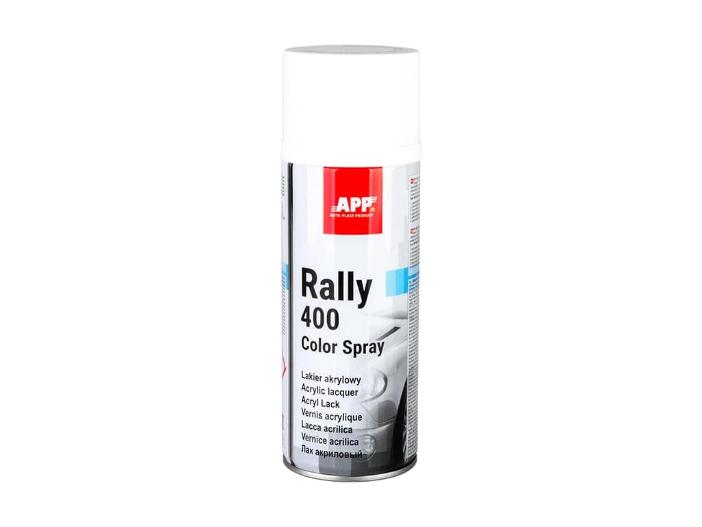 APP Rally 400 Color Spray - Barniz spray transparente brillante para coche, madera, metal | Incoloro brillante para todo tipo de superficies, alta cobertura | 400 ml — view 6