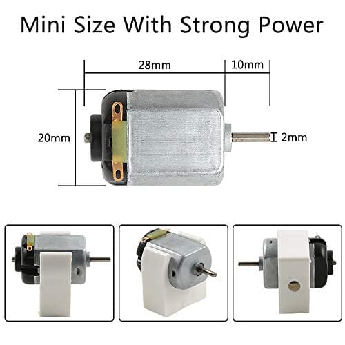 Sntieecr 6 Set 131 PCS DC Motors Kit, Mini Electric Motor 1.5-3V 15000RPM with 66 PCS Plastic Gears, Shaft Propeller, Bulbs, Buzzer Sounder, Science Experiment Set for Kid DIY STEM Engineering Project — view 4