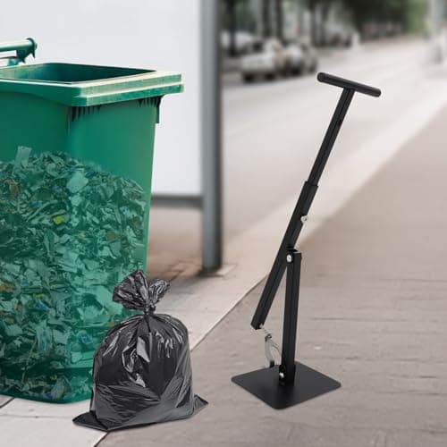 CheriMuMu Manual Trash Compactor, Outdoor Waste Recycling Hand Tool, Portable Compacting Trash Can, Small Household Wastemate Bin Compactor, Touchless Trash Bin Compactor for 60-100L Wheelie Bins — view 2