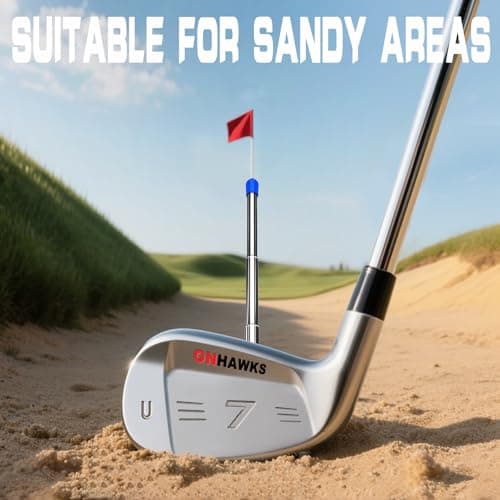 ONHAWKS Golf Alignment Rods - Club Alignment Sticks with Telescopic Magnetic Corrector Trainer Aid Tools Help Visualize and Align Your Golf Shots Club,Swing Aim Practice Accessories Golf Gifts — view 4