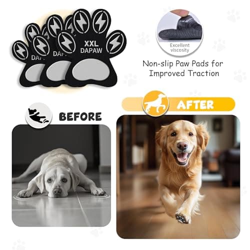 Dapaw Anti-Slip Dog Paw Pads, Traction Grips for Senior Dogs, XXL, 20Pcs