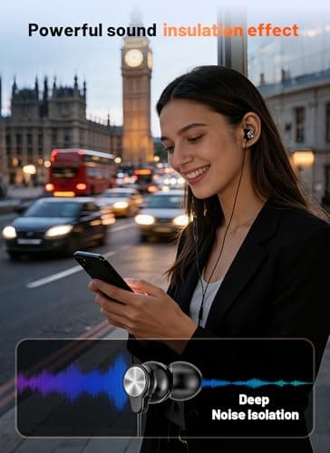 USB C Headphones for iPhone 17/16/15,Wired Earbuds USB C for Galaxy S26 25 — view 5