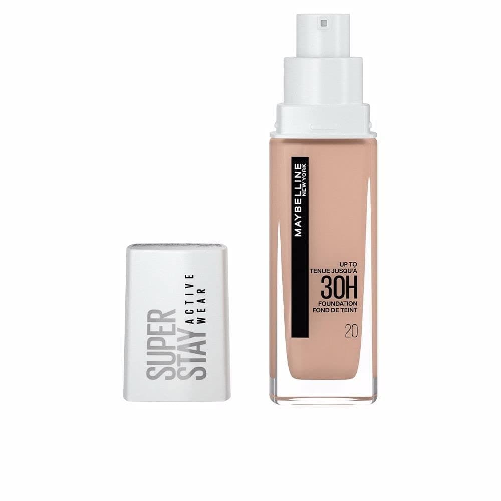 Maybelline New York Super Stay Active Wear, waterproof foundation with high coverage, long-lasting facial make-up for light skin types, colour: No. 10 Ivory (Light), 1 x 30 ml — view 20