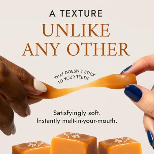 Béquet Celtic Sea Salt Caramels – Soft, Individually Wrapped Gourmet Caramel Candy, Gluten‑Free & Kosher – 24 oz Resealable Pouch — view 2