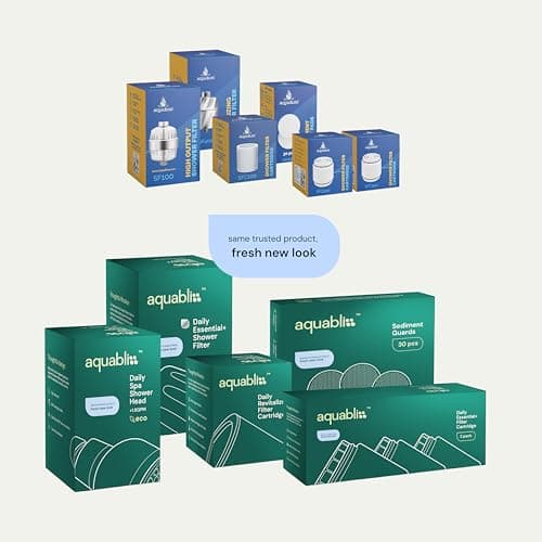 AquaBliss High Output Shower Filter Replacement Cartridge – Reduces Chemicals & Chlorine, Restores pH Balance, Glowing Skin, Strong Nails & Shimmering Hair – 1-Pack (SFC100) — view 8