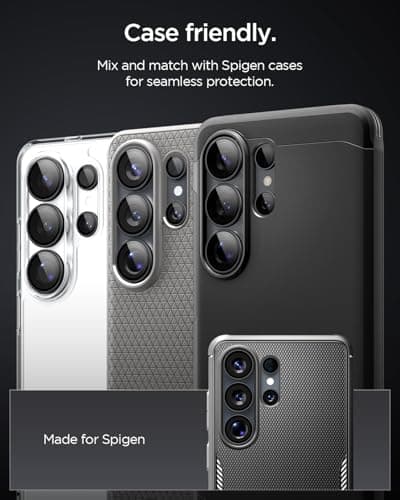 Spigen Camera Lens Screen Protector [GlasTR EZ Fit Optik Pro] Designed for Galaxy S26 Ultra [Case Friendly][2 Pack] — view 7