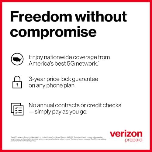 Verizon Prepaid Samsung Galaxy A17 5G, 128GB, Black - Prepaid Smartphone (Locked to Verizon Prepaid) - 6.7" Super AMOLED 90Hz Display, 50MP Triple Camera with OIS, Android 16 — view 2