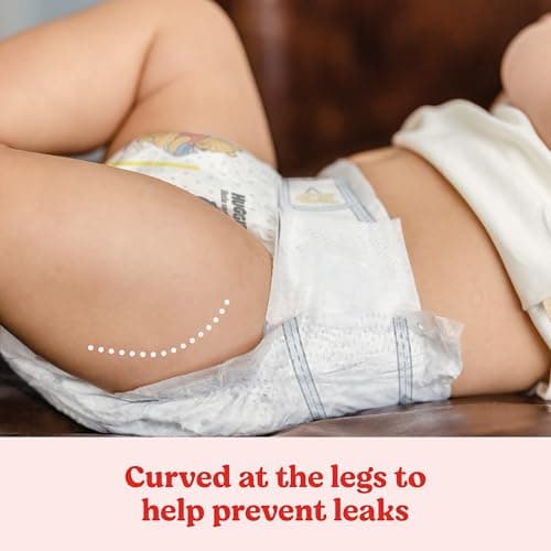 HUGGIES Diapers Size 1 - Little Snugglers Disposable Baby Diapers, 198ct, One Month Supply — view 8